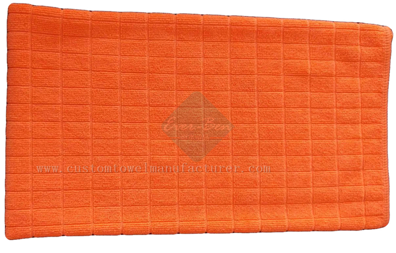 China Bulk Custom orange clean microfiber cloth bulk burnt orange towels Supplier for Holland Netherlands Brazil